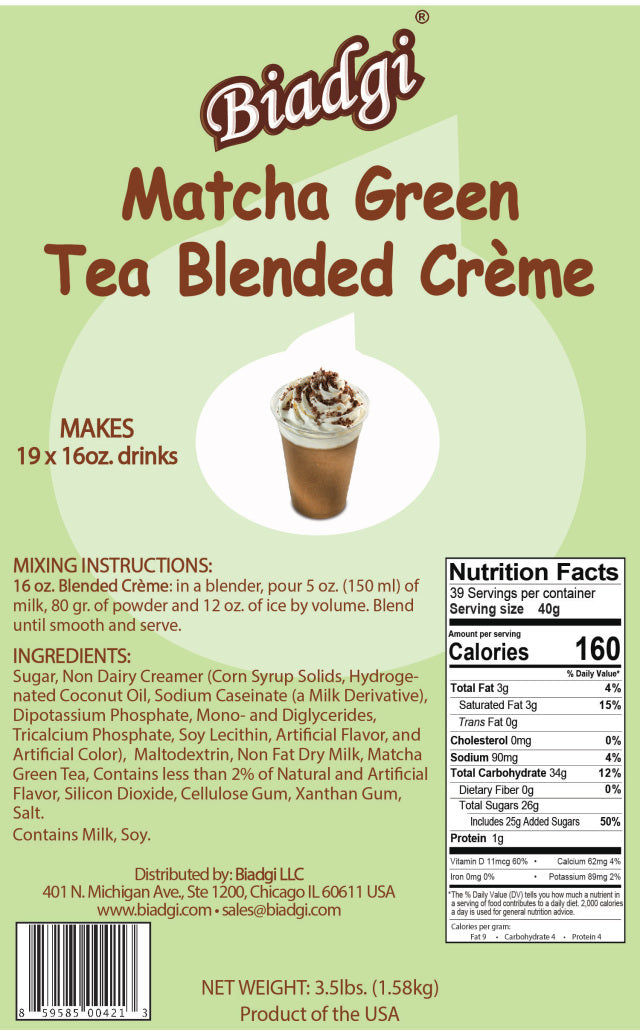 Matcha Green Tea