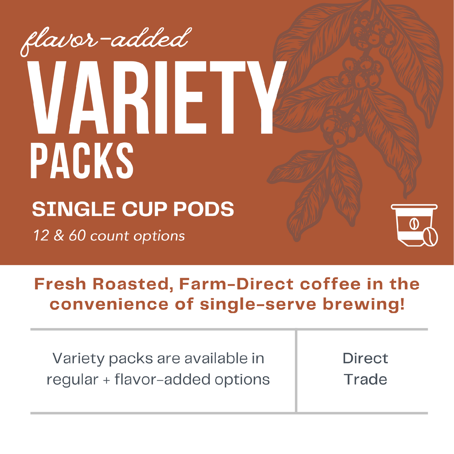 Flavor-Added Variety Pack Single Cups