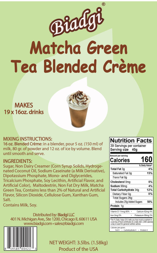 Matcha Green Tea